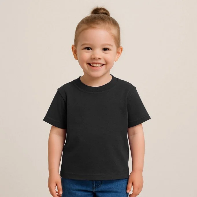 Tessuto di maglia in cotone nero - (Tessuto di maglia in cotone)