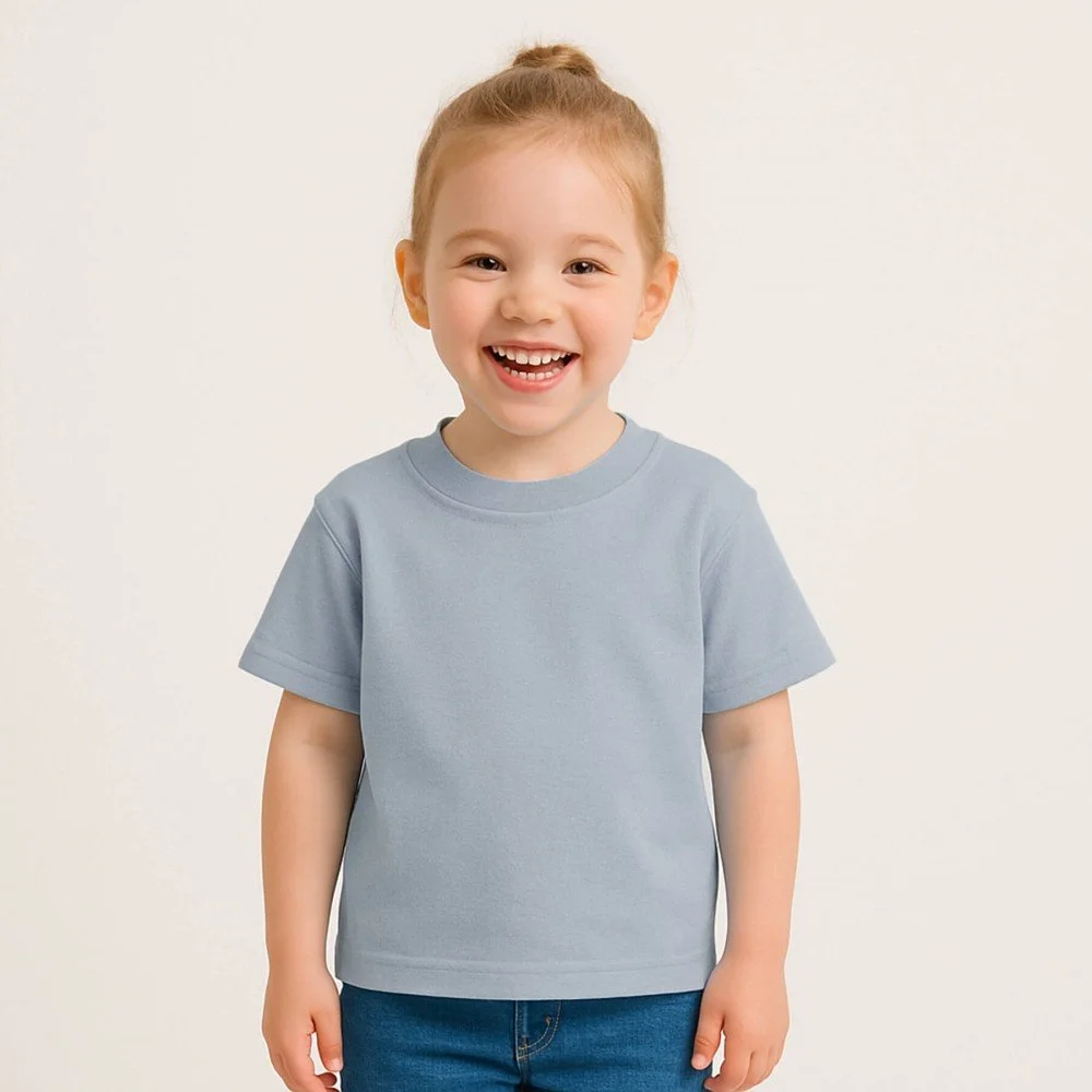 Tessuto Jersey Di Cotone Blu Acciaio - (Tessuto Jersey Di Cotone)