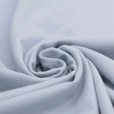 Tessuto Jersey Di Cotone Blu Acciaio