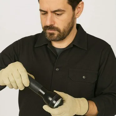 Tissu Sergé De Coton (Workwear) Noir  - (Tissu Coton Sergé )