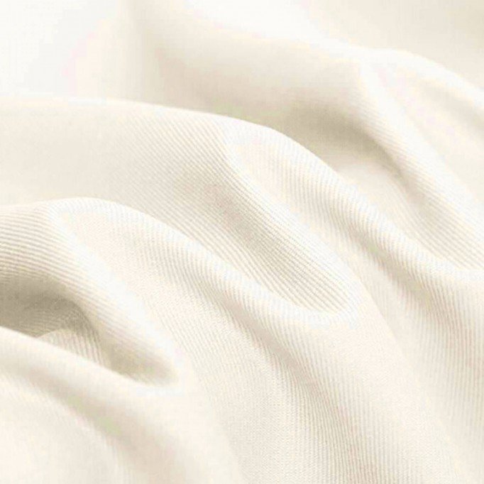Tessuto Saia Di Cotone (Workwear) Ecru - (Tessuto Twill Di Cotone)