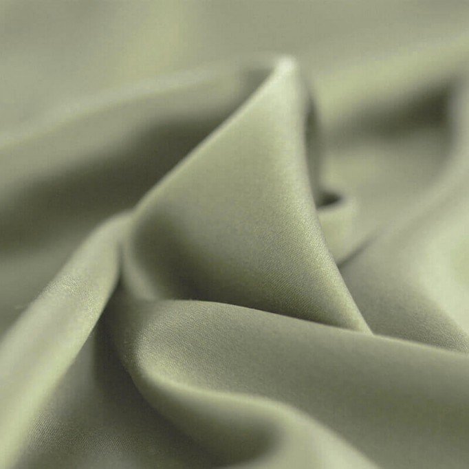Deluxe Stretch Satin Fabric Olive - (Fashion Fabrics)