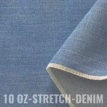 Jeans Stof Stretch 10-OZ Blauw