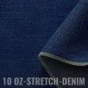 Jeansstoff Stretch 10-OZ Dunkelblau