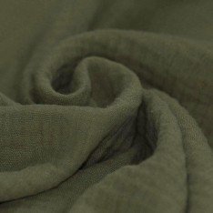 Double Gauze Fabric Army Green