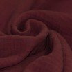 Double Gauze Fabric Bordeaux - (Double Gauze Fabric)