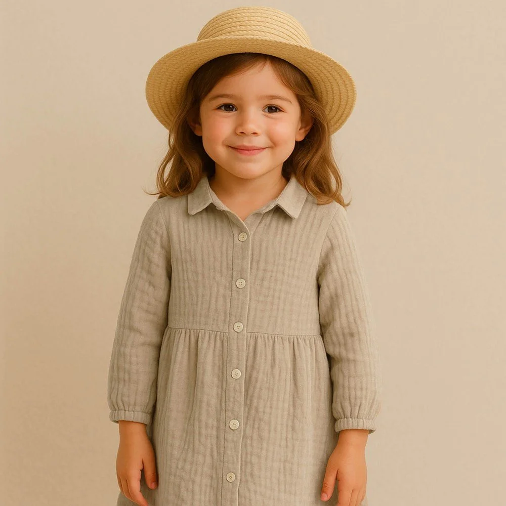 Hydrofiel Stof Donker Beige