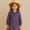 Double Gauze Fabric Dusty Purple - (Deco Fabrics)