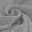 Double Gauze Fabric Szary Tkaniny Dekoracyjne