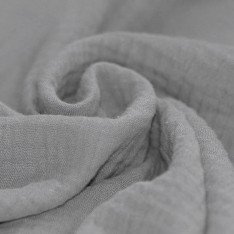 Double Gauze Fabric Grey
