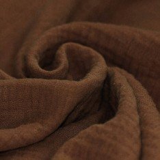 Double Gauze Fabric Light Brown