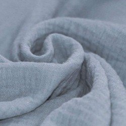 Baumwoll Musselin Stoff Hell Jeans