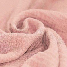 Double Gauze Fabric Nude Pink