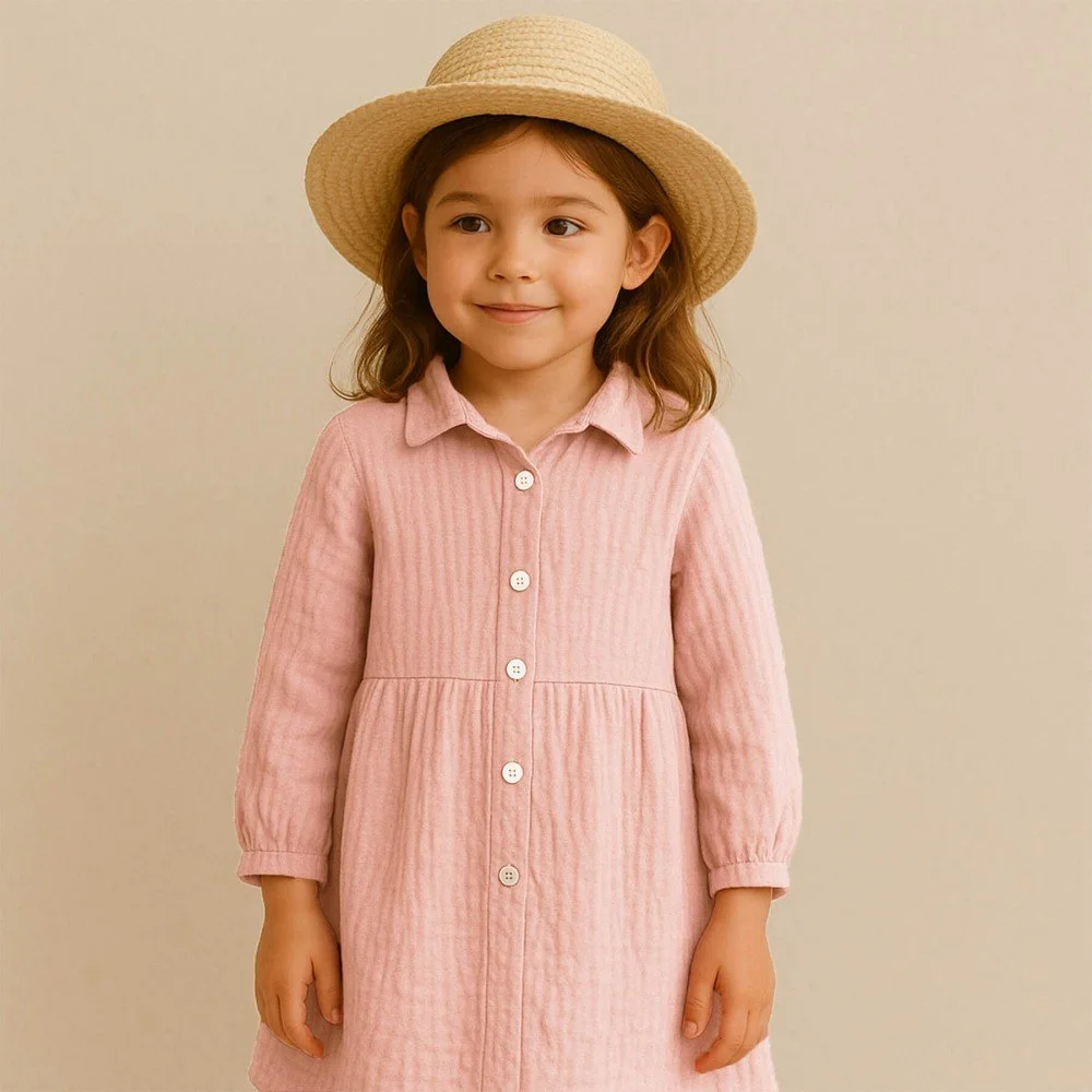 Hydrofiel Stof Nude Roze