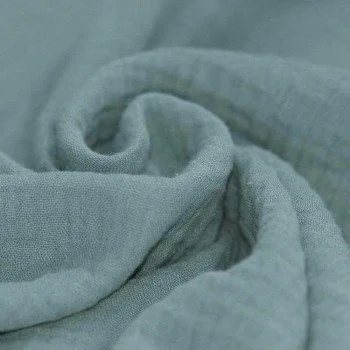 Muślin Bawełniany Stary Zieleń Muślin Bawełniany Stary Zieleń