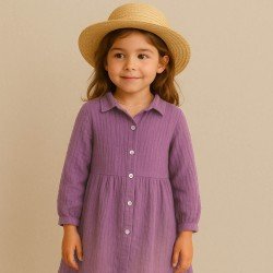 Double Gauze Fabric Old Lilac