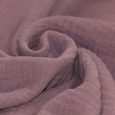 Double Gauze Fabric Old Mauve