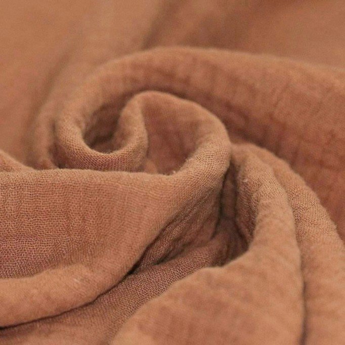 Double Gauze Fabric Peach - (Deco Fabrics)