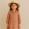 Double Gauze Fabric Peach - (Deco Fabrics)