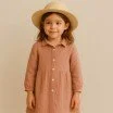 Double Gauze Fabric Peach - (Deco Fabrics)