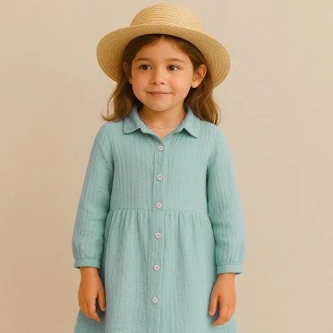 Double Gauze Fabric Sea Green - (Double Gauze Fabric)