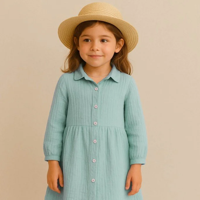 Double Gauze Fabric Sea Green - (Double Gauze Fabric)