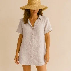 Fine Linen Fabric (Stone Washed) Light Beige Fine Linen Fabric (Stone Washed) Light Beige