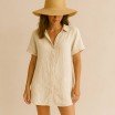 Fine Linen Fabric (Stone Washed) Sand Beige - (Deco Fabrics)