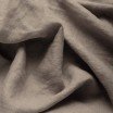 Fine Linen Fabric (Stone Washed) Taupe - (Deco Fabrics)