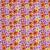 Jersey Cotton Fabric Digital Print - Lila Yellow Retro Flower - (Jersey Cotton Fabric Digital Print)