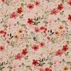 Jersey Coton Impression Numérique - Fleur Couleurs Chaudes - (Jersey Coton Impression Numérique)