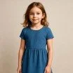 Tessuto Jersey Di Denim Blu - (Tessuti Jeans Di Cotone)