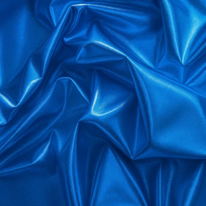 Tissu Lamé Stretch Aqua  - (Lamé Tissu)