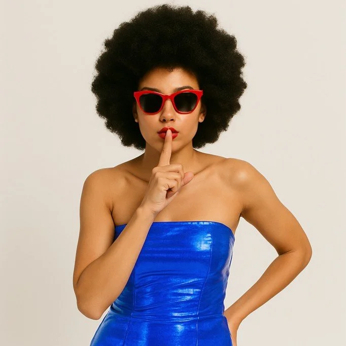 Tissu Lamé Stretch Cobalt  - (Lamé Tissu)