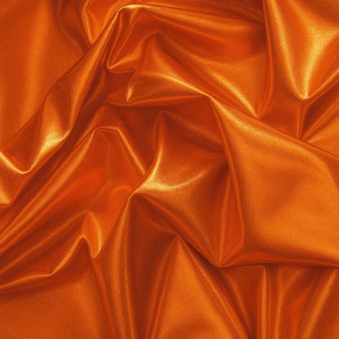 Lamt Stretch Stof Orange - (Netstof i Lycra (Mesh) )