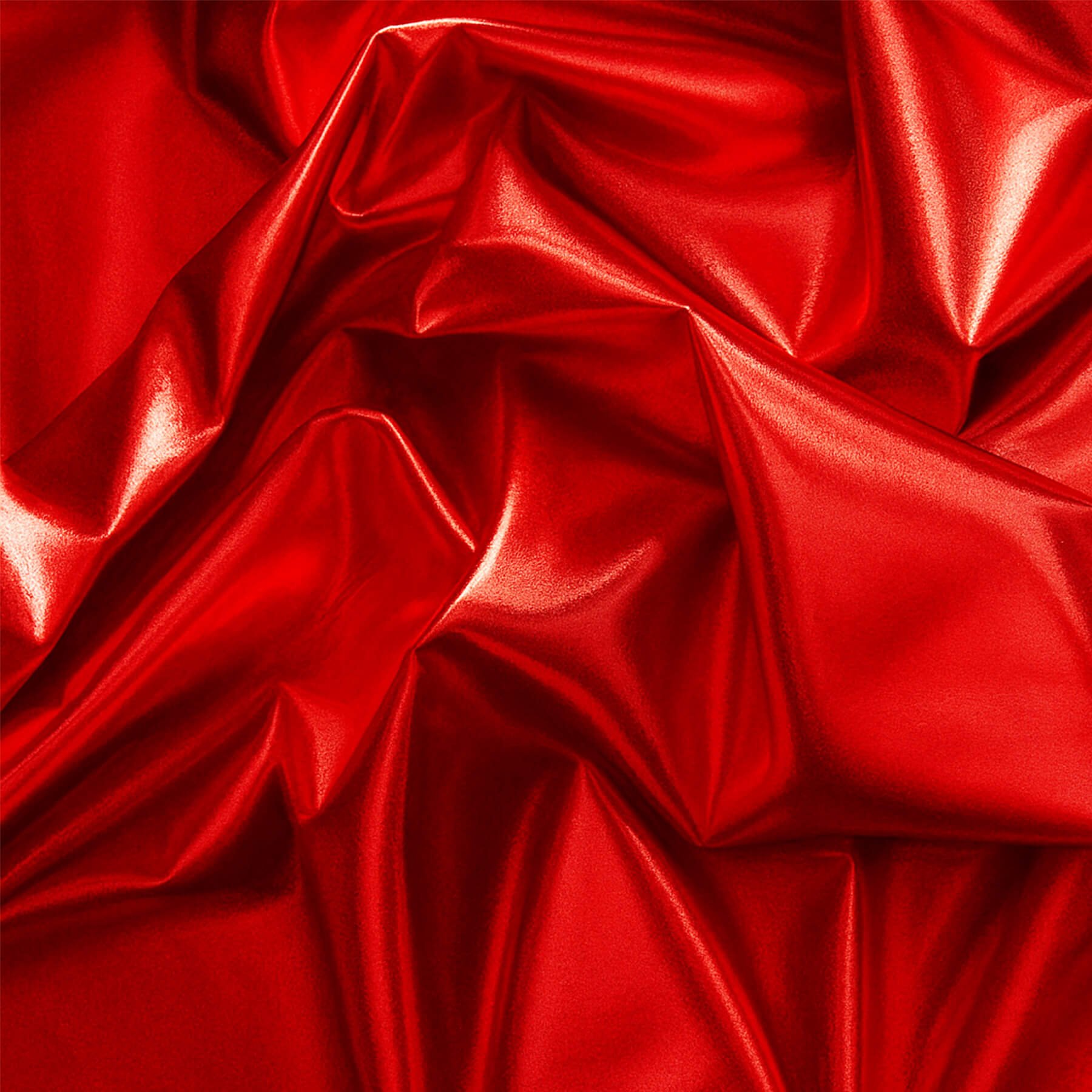 Lamé Stof Stretch Rood