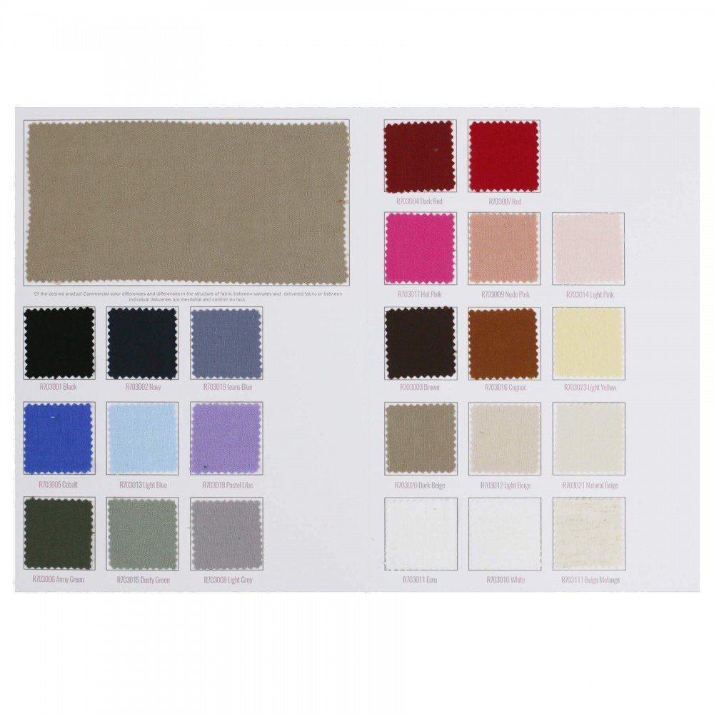 Lightweight Linen Viscose Slub Fabric Sample Card Lightweight Linen Viscose Slub Fabric Sample Card