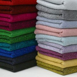Lightweight Lurex Glitter Jersey Fabric Surprise Box 10 x 1 Meter