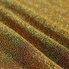 Leichte Lurex Glitzerjersey Stoff Dunkel Gold 