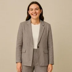 Leinenstoff Taupe Leinenstoff Taupe