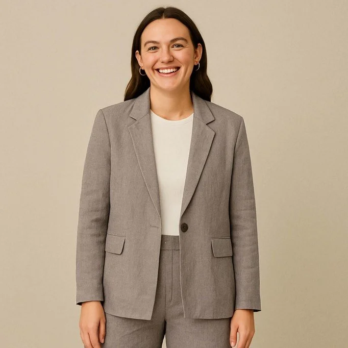 Linen Fabric Taupe - (Linen Fabric Washed)
