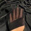 Leichte Lurex Glitzerjersey Stoff Schwarz  - (Glitzerjersey Stoffe)
