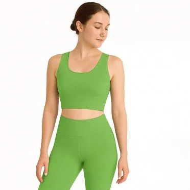 Lycra Stof (Mat) Lime - (Lycra Stoffen Mat)