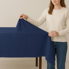 Tessuto Burlington (Mini Matt) Blu Scuro