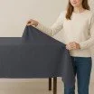 Power Stretch Stoff (Mini Matt) Dunkel Grau  - (Power Stretch Stoffe )