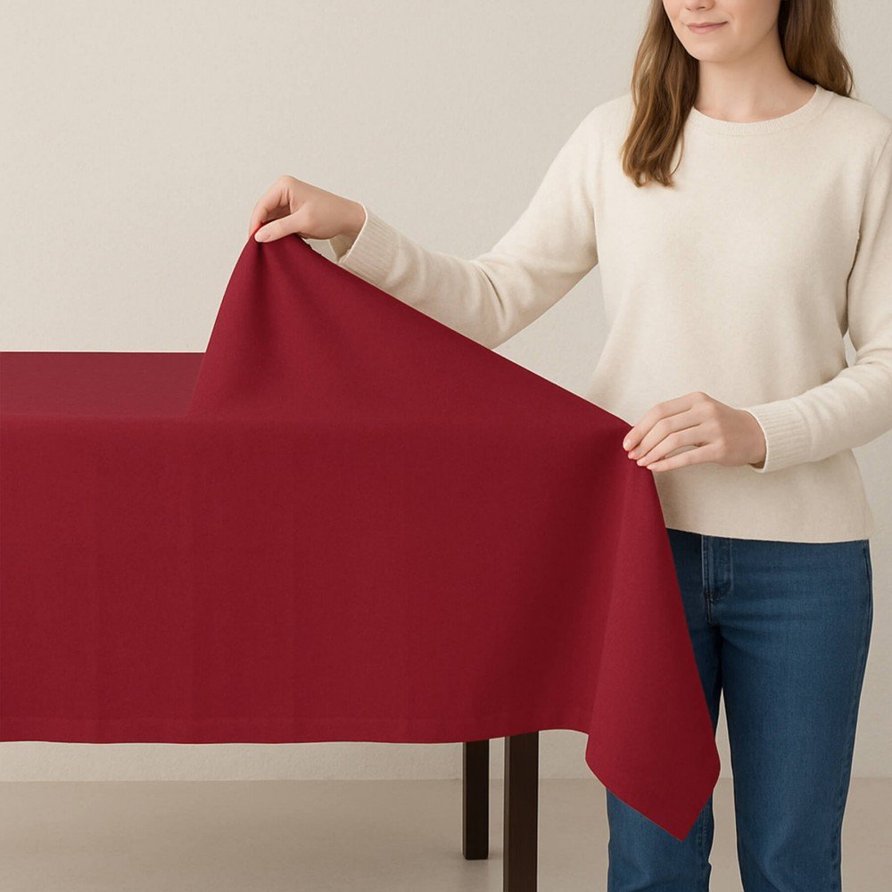 Burlington Fabric (Mini Matt) Dark Red Burlington Fabric (Mini Matt) Dark Red