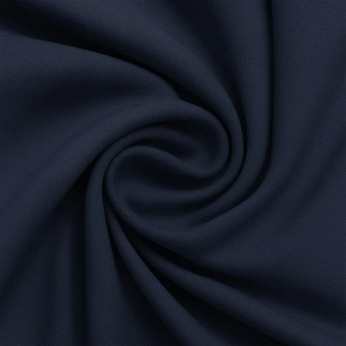 Terlenka Stof (Mini Matt) Navy Blå - (Terlenka Stof)