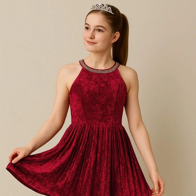 Panne Velvet Fabric Dark Red - (Panne Velvet Fabric)