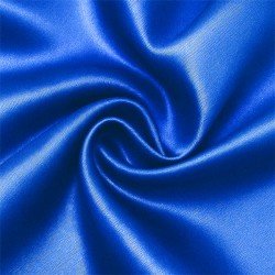Tissu Satin Polyester Cobalt