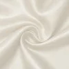 Polyester Satin Fabric Ecru